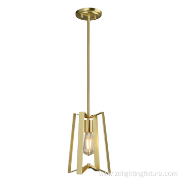Moder Decorative Lighting Gold Steel Pendant Light